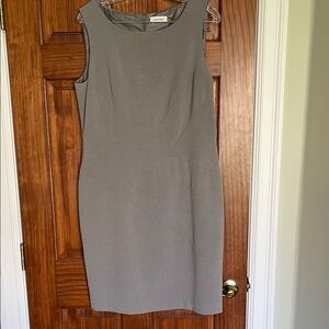 Calvin Klein Classic Gray Midi Dress